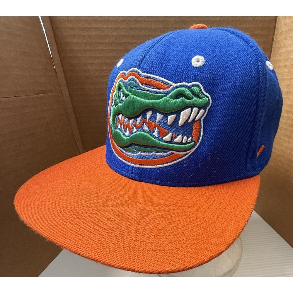 Zephyr Florida Gators Hat Mens OSFM Blue Orange Snapback Good College Cap